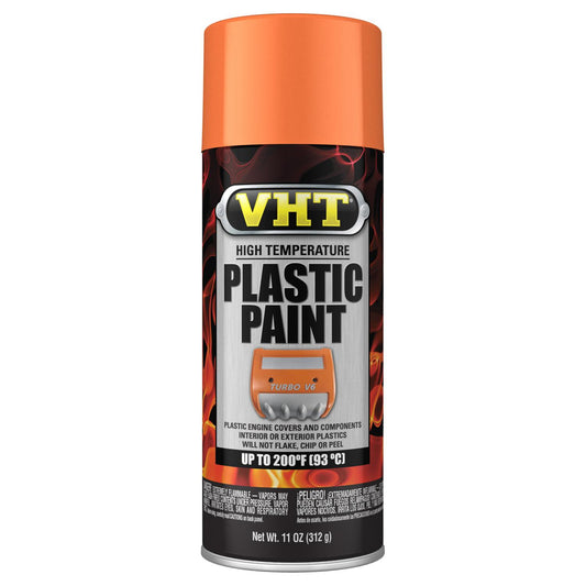 High Temperture Plastic Paint Gloss Orange 11oz.