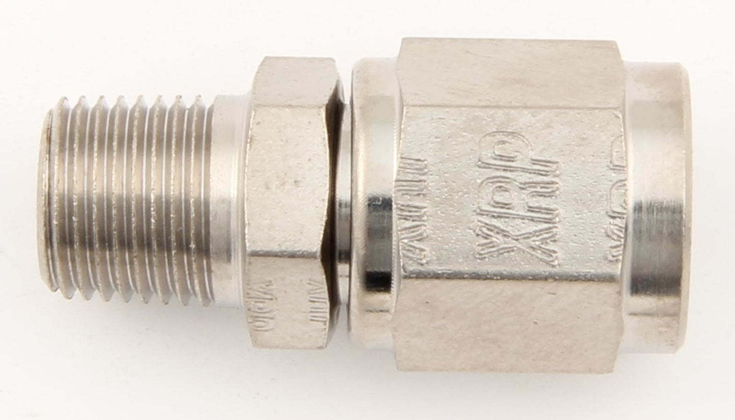 #4 Stl Str Fem to 1/8in NPT Swivel Adapter