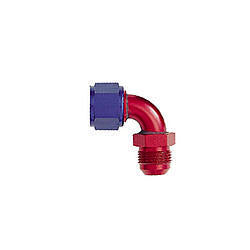 #8 90 Deg Fem Swivel to Male Flare Adapter